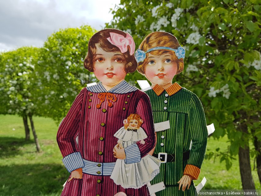 Старинные Бумажные Куклы серии Mi Favorite Dressing Dolls. 20-е годы прошлого века (фото 8)