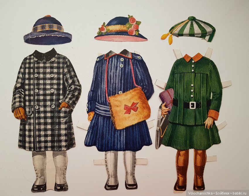 Старинные Бумажные Куклы серии Mi Favorite Dressing Dolls. 20-е годы прошлого века (фото 3)