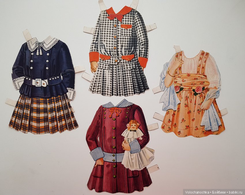 Старинные Бумажные Куклы серии Mi Favorite Dressing Dolls. 20-е годы прошлого века (фото 4)