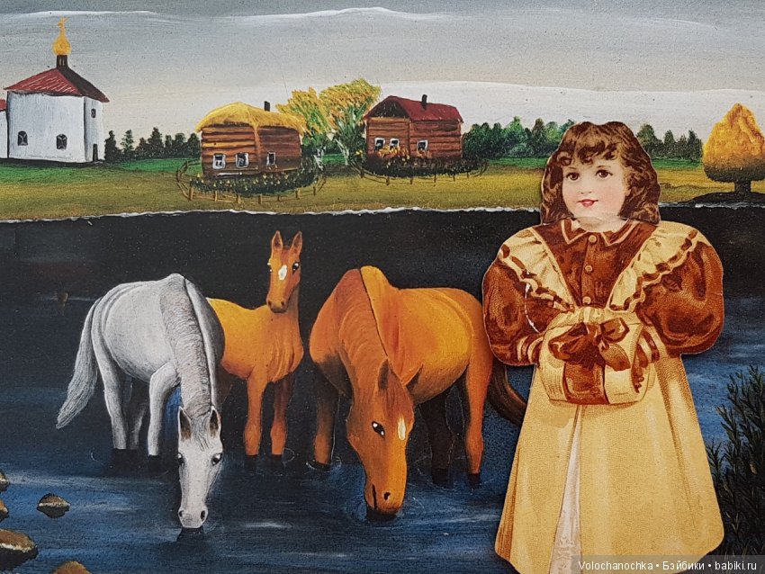 Старинные Бумажные Куклы McLaughlin Coffee и J&P Coats (фото 4)