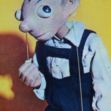 Куклы актеры и их создатели. Открытка 3