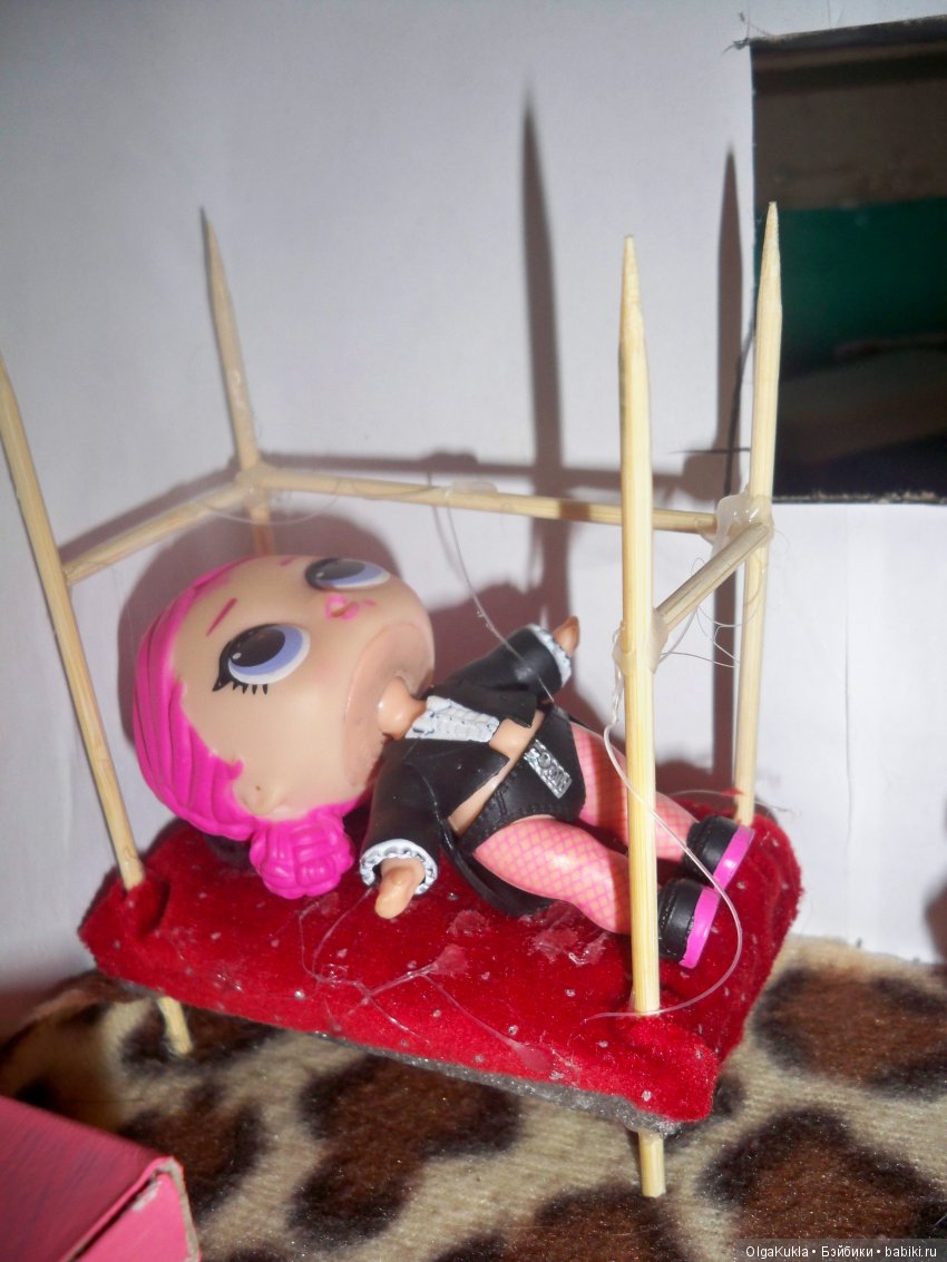 Мебель для кукол с детьми, поделки (фото 5)