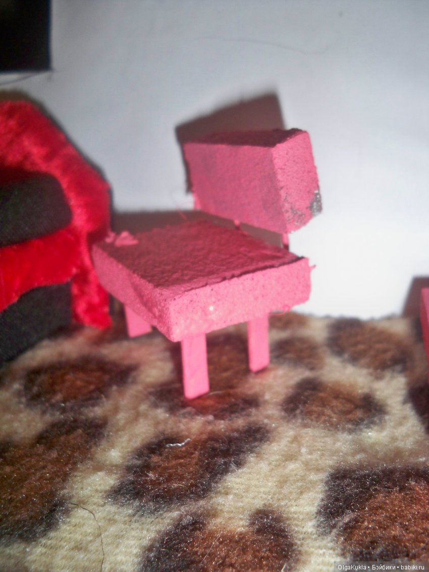 Мебель для кукол с детьми, поделки (фото 4)