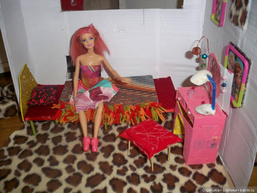 Мебель для кукол с детьми, поделки (фото 6)