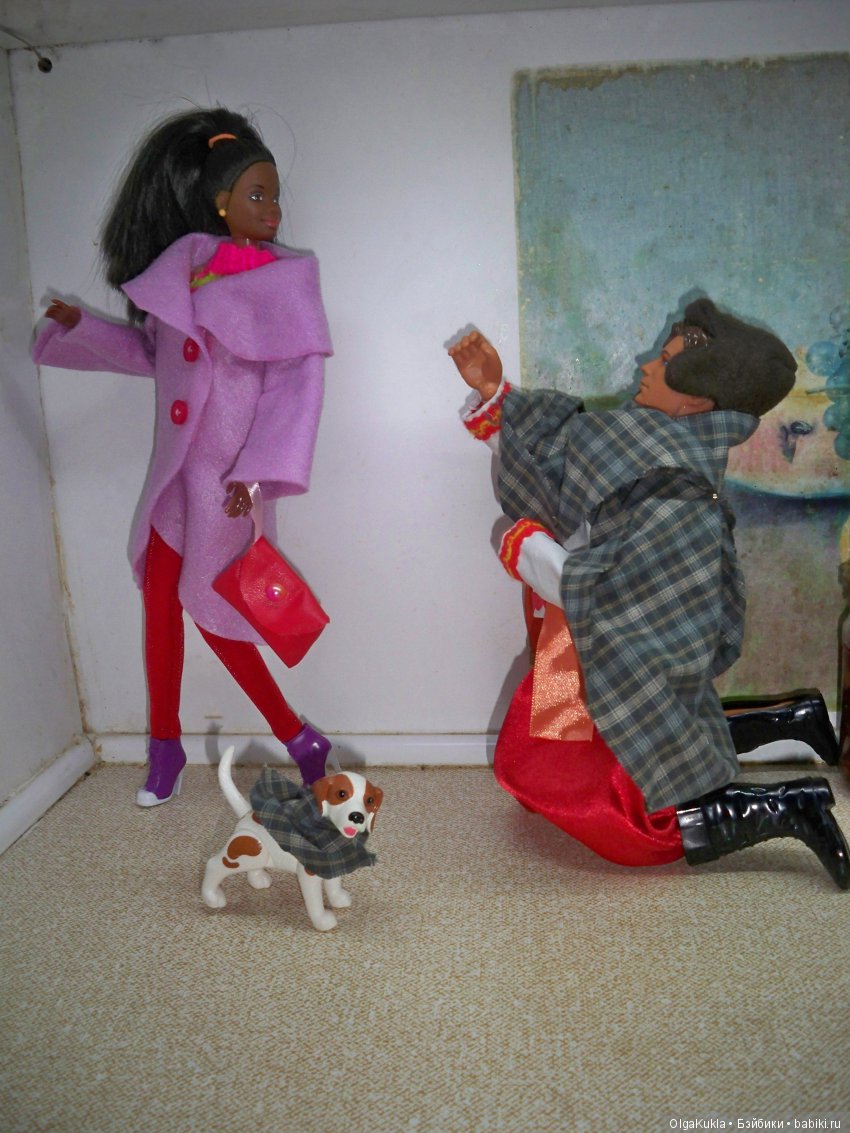 Шьем простое пальто для Барби