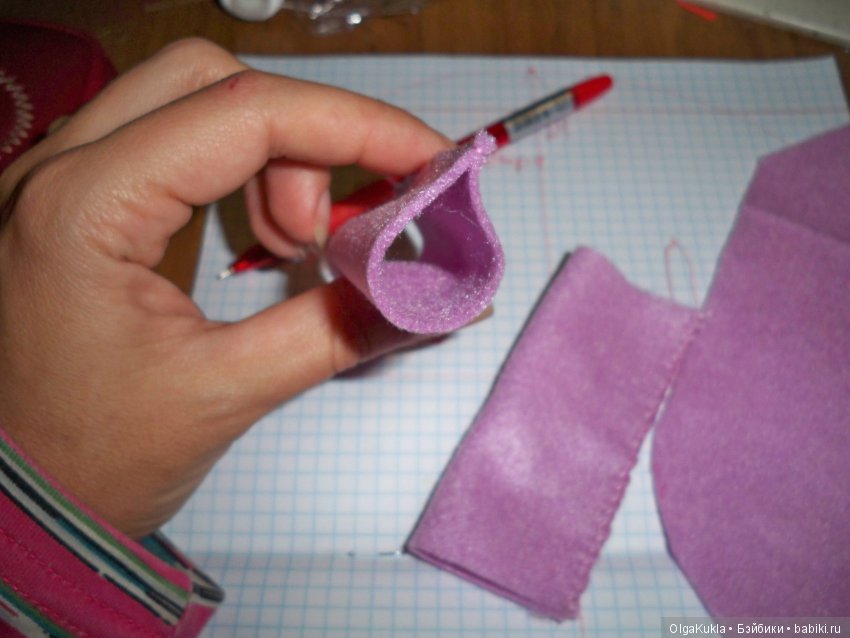 Шьем простое пальто для Барби (фото 4)