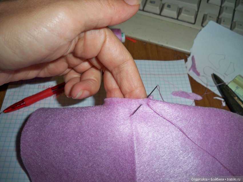 Шьем простое пальто для Барби (фото 8)