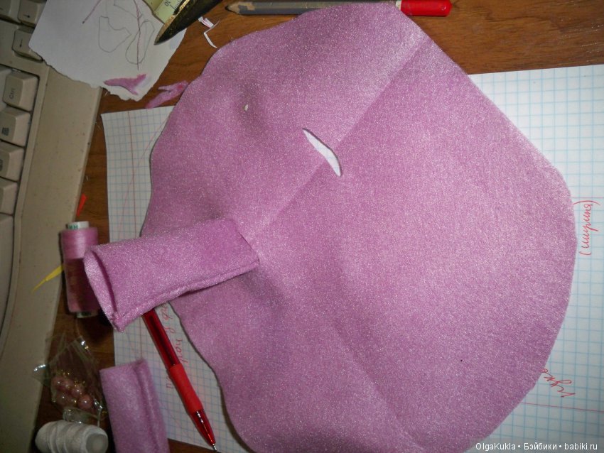 Шьем простое пальто для Барби (фото 5)