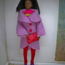 Шьем простое пальто для Барби