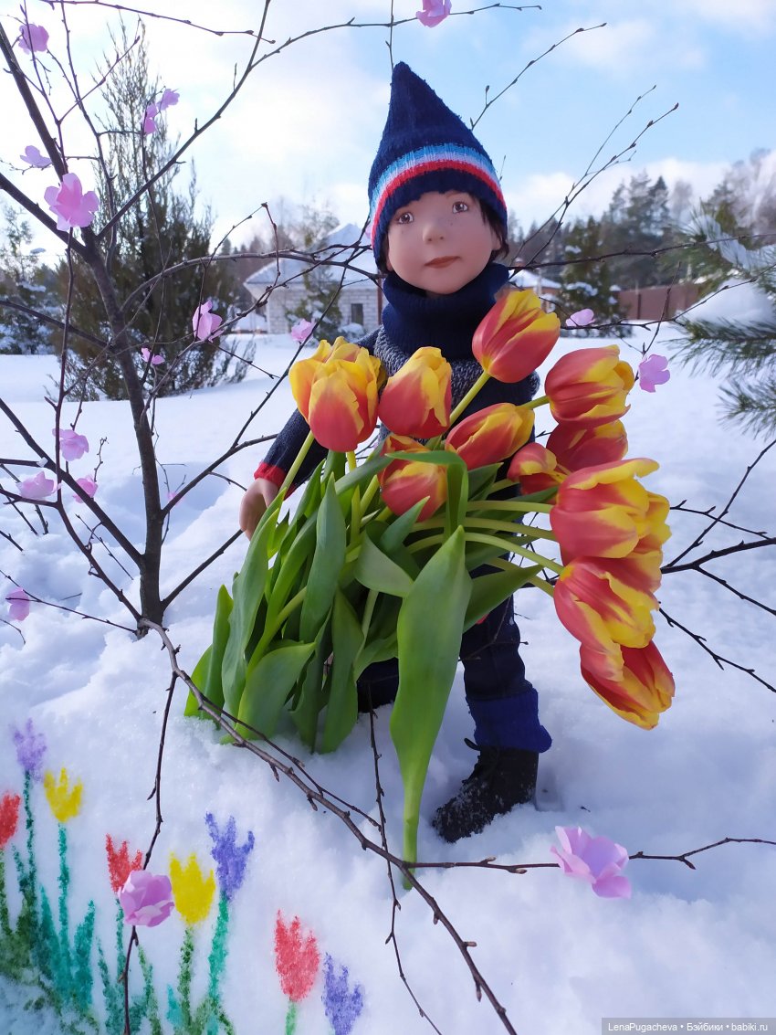 Поздравление с 8 Марта от моих Zwergnase и не только