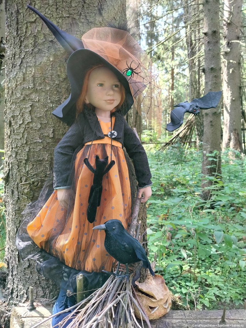 Готовимся к Хэллоуин или прогулка юной ведьмочки Петрине zwergnase