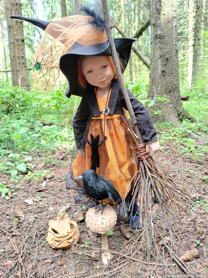 Готовимся к Хэллоуин или прогулка юной ведьмочки Петрине zwergnase (фото 2)