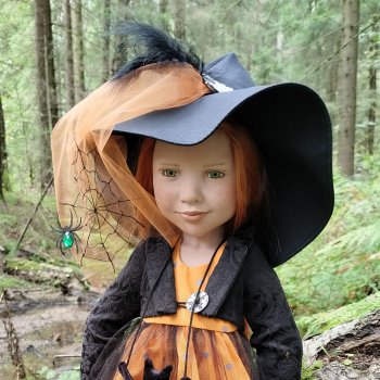 Готовимся к Хэллоуин или прогулка юной ведьмочки Петрине zwergnase