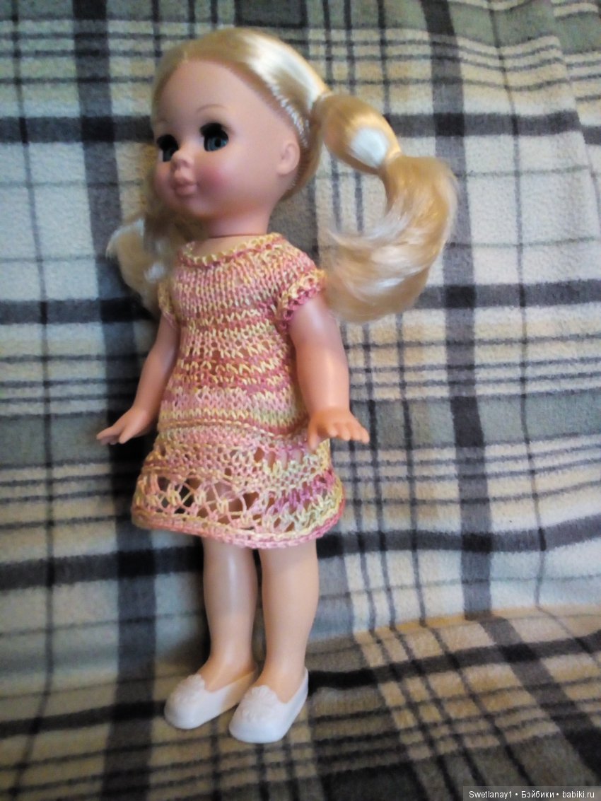 Домашнее платье — Российские куклы Весна (фото 2)