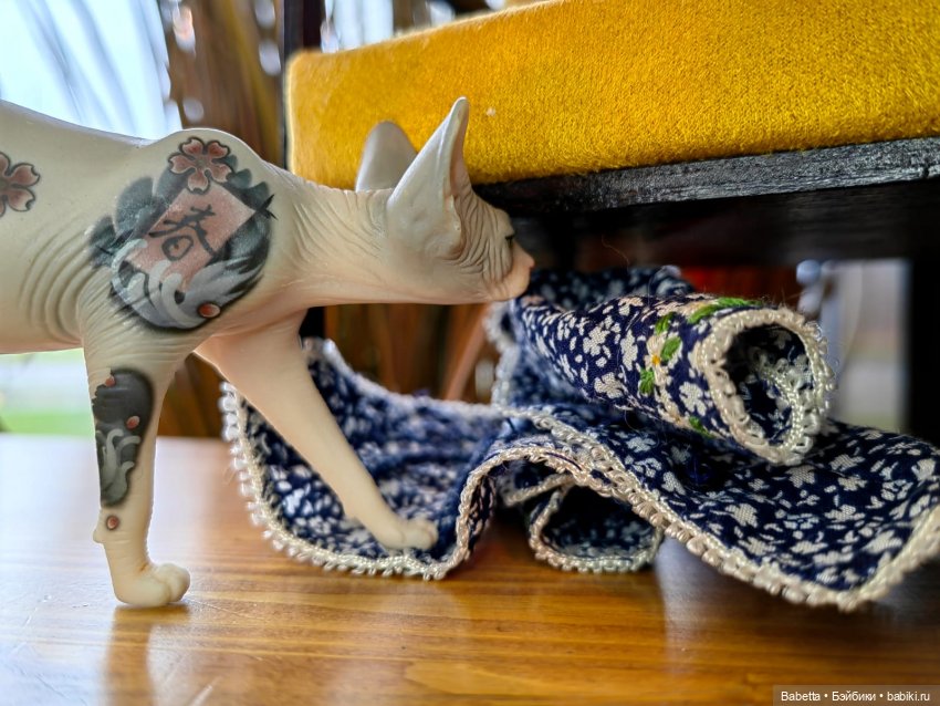 Подготовка к показу или очень обиженный котик