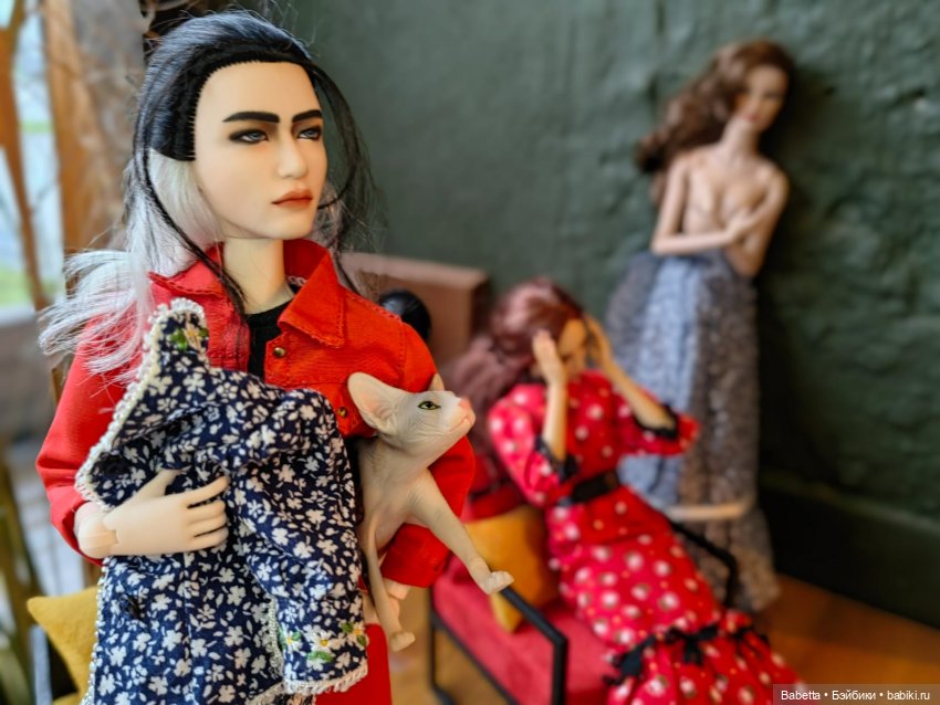 Подготовка к показу или очень обиженный котик