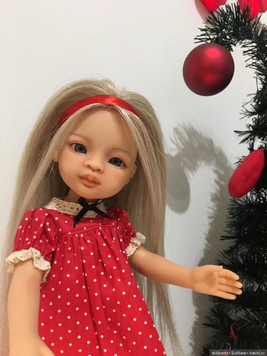 Ёлочка для Маники — ООАК Paola Reina (Паола Рейна) и испанских кукол: перерисовка (фото 3)