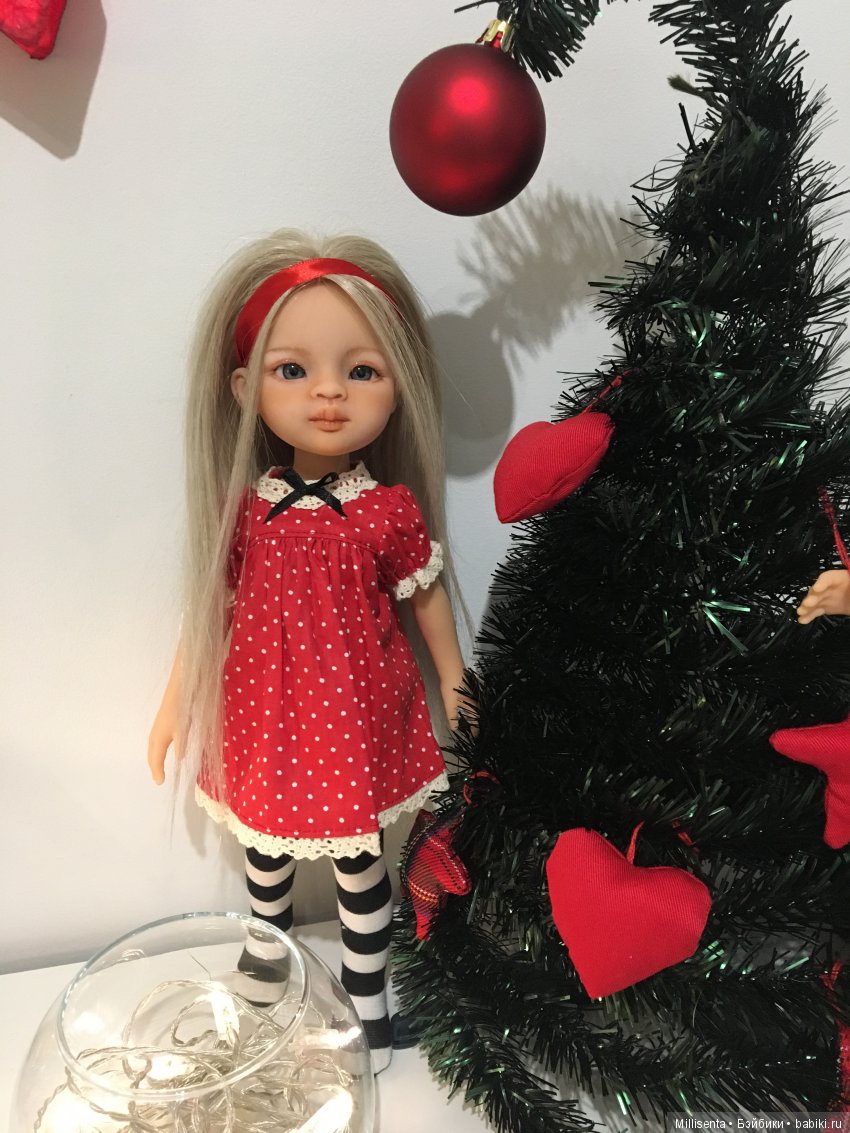 Ёлочка для Маники — ООАК Paola Reina (Паола Рейна) и испанских кукол: перерисовка (фото 4)