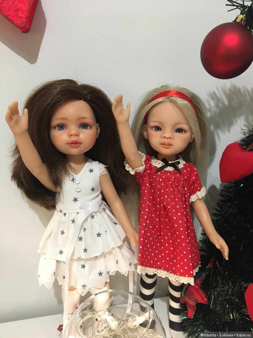 Ёлочка для Маники — ООАК Paola Reina (Паола Рейна) и испанских кукол: перерисовка (фото 10)