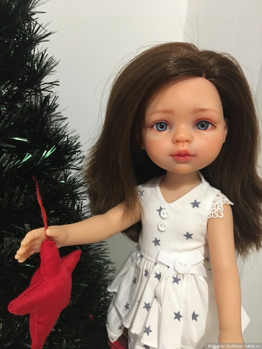 Ёлочка для Маники — ООАК Paola Reina (Паола Рейна) и испанских кукол: перерисовка (фото 7)