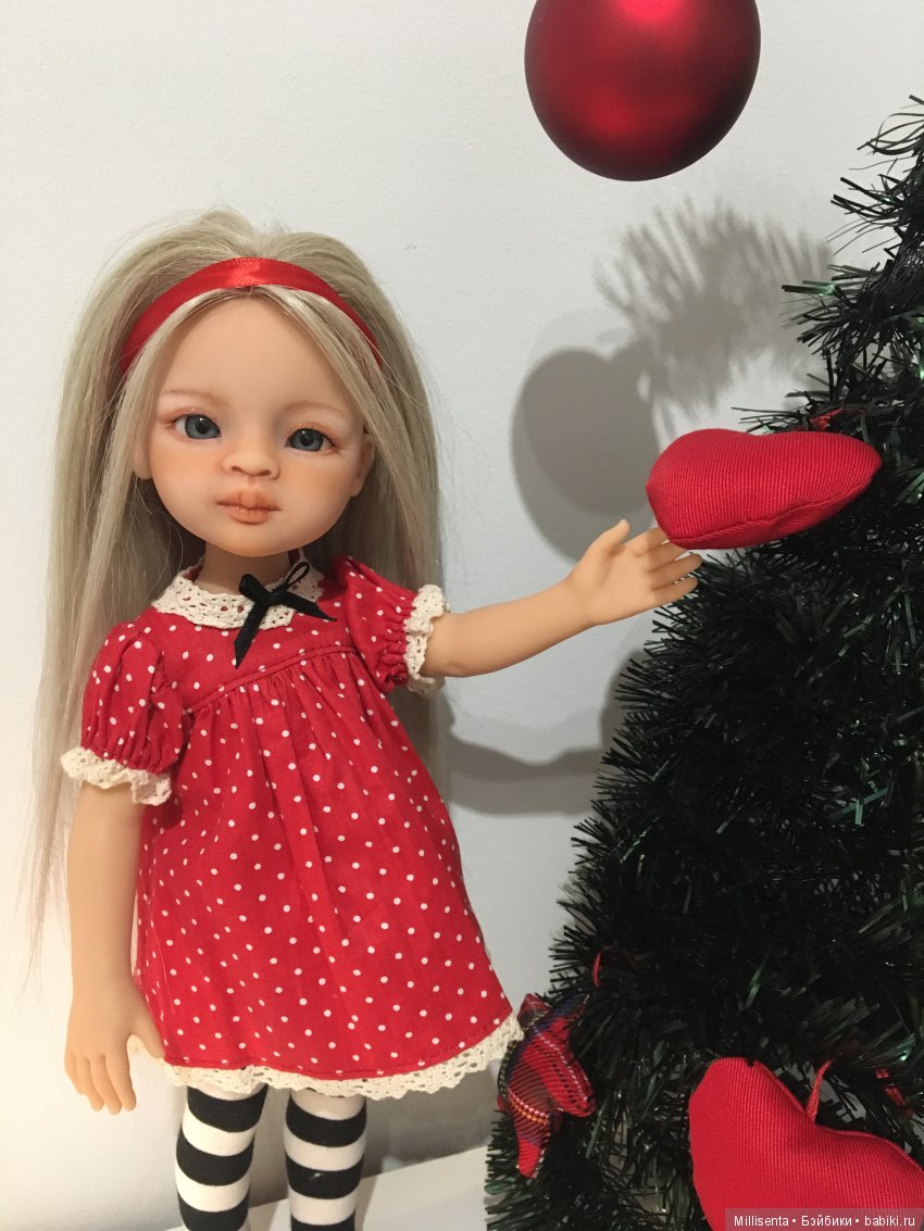 Ёлочка для Маники — ООАК Paola Reina (Паола Рейна) и испанских кукол: перерисовка (фото 2)