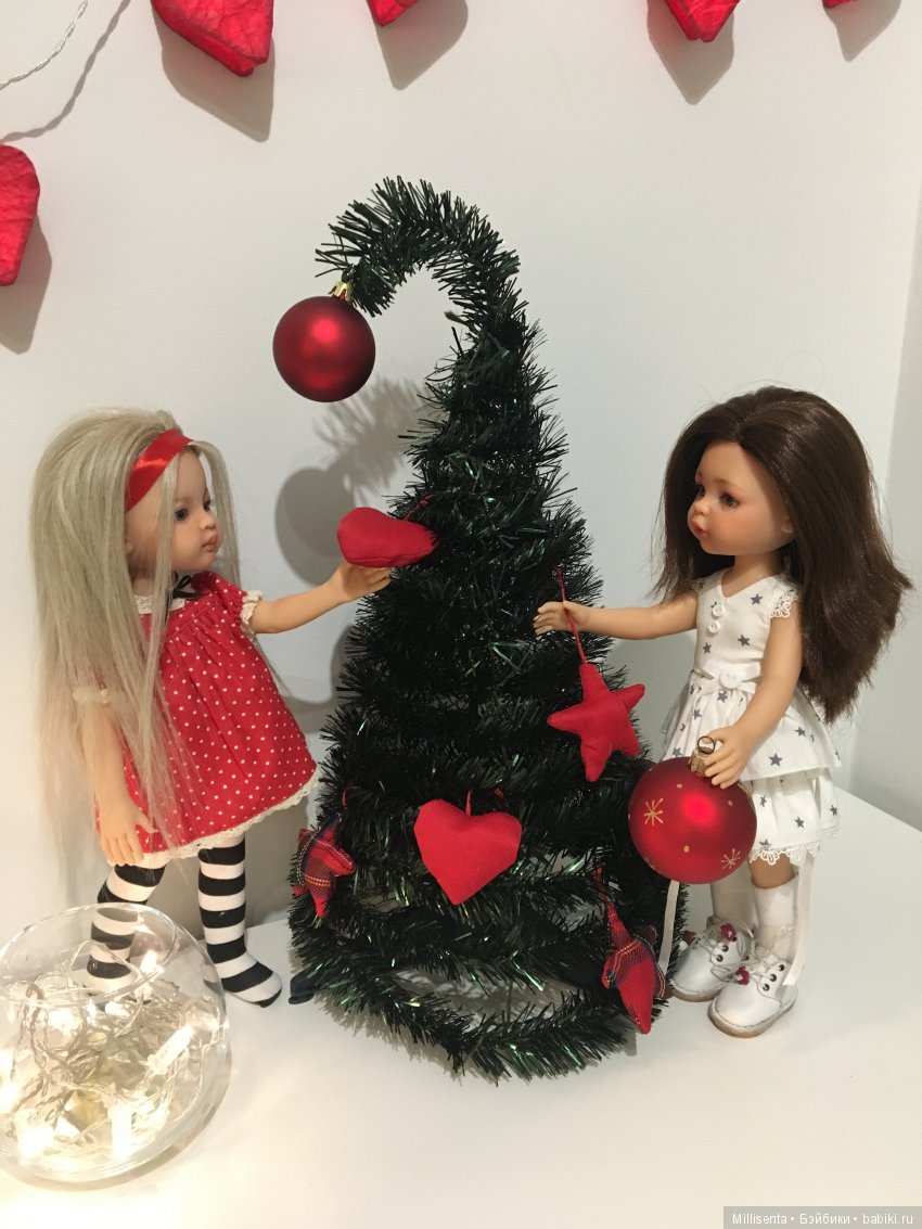 Ёлочка для Маники — ООАК Paola Reina (Паола Рейна) и испанских кукол: перерисовка (фото 8)