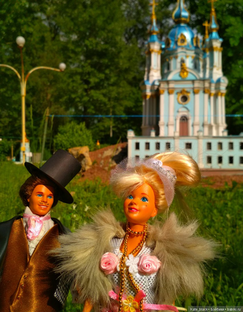 Кукольная Андреевская церковь с Голохвастовым и Проней