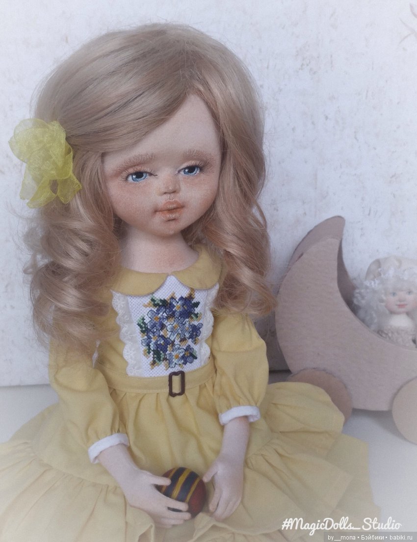 Надюша, авторская коллекционная кукла | Бэйбики Надюша, авторская коллекционная кукла (фото 8)