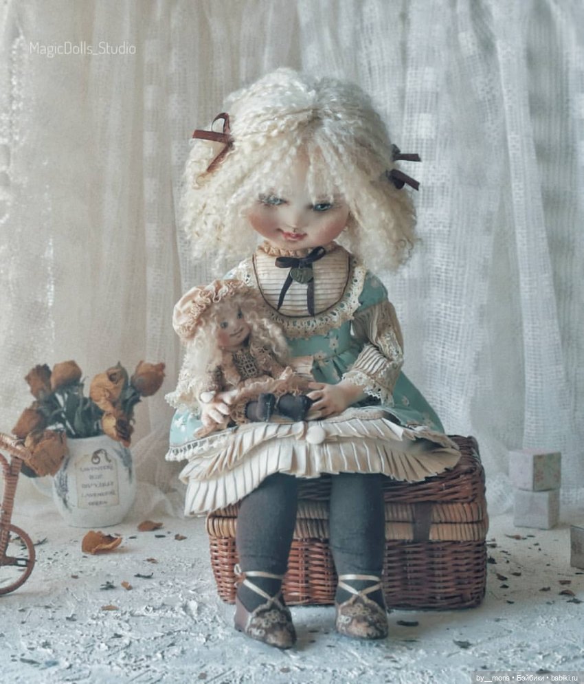 Лизи, Текстильная кукла ручной работы #MagicDolls_Studio