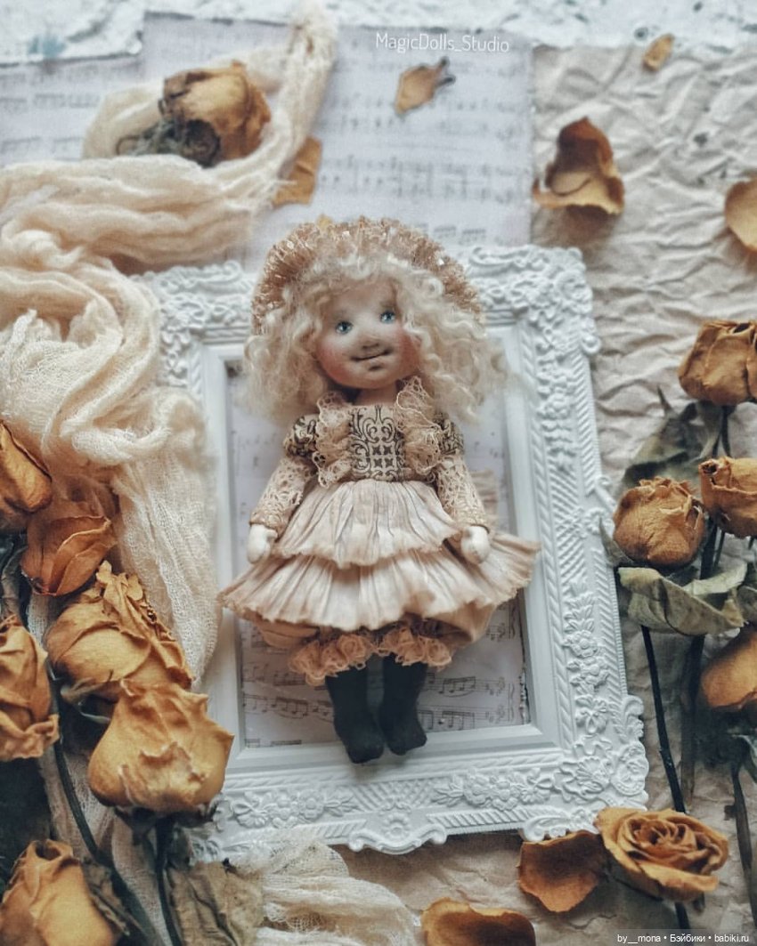 Лизи, Текстильная кукла ручной работы #MagicDolls_Studio