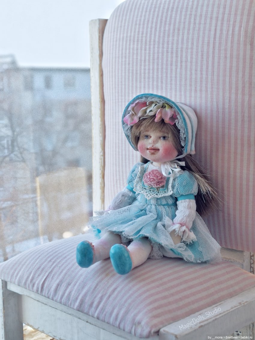 Текстильная кукла ручной работы #MagicDolls_Studio
