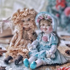 Текстильная кукла ручной работы #MagicDolls_Studio