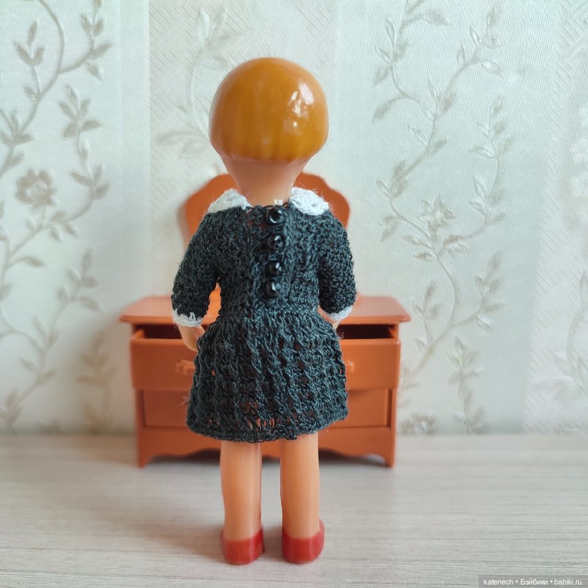 Галя идет в школу — Советские винтажные куклы (СССР): Ленигрушка (фото 8)