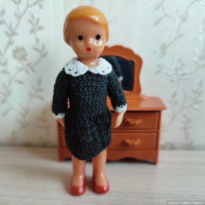 Галя идет в школу — Советские винтажные куклы (СССР): Ленигрушка (фото 9)