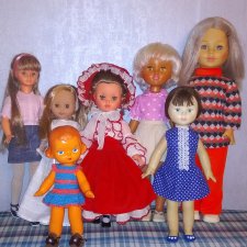 Через годы, через расстояния…Часть 2.  Винтажные куклы разных стран. 1960-1970