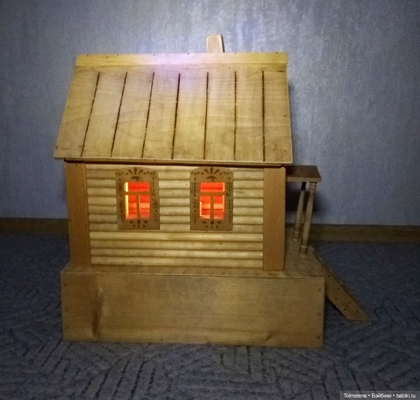 Маленький домик, русская печка