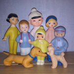 Резиновые игрушки СССР 1950-1960-х годов