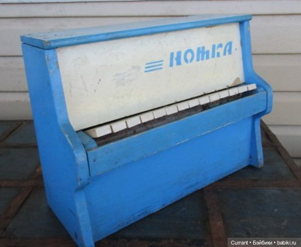 Пианино и рояль СССР — Игрушки СССР и советского детства: резиновые