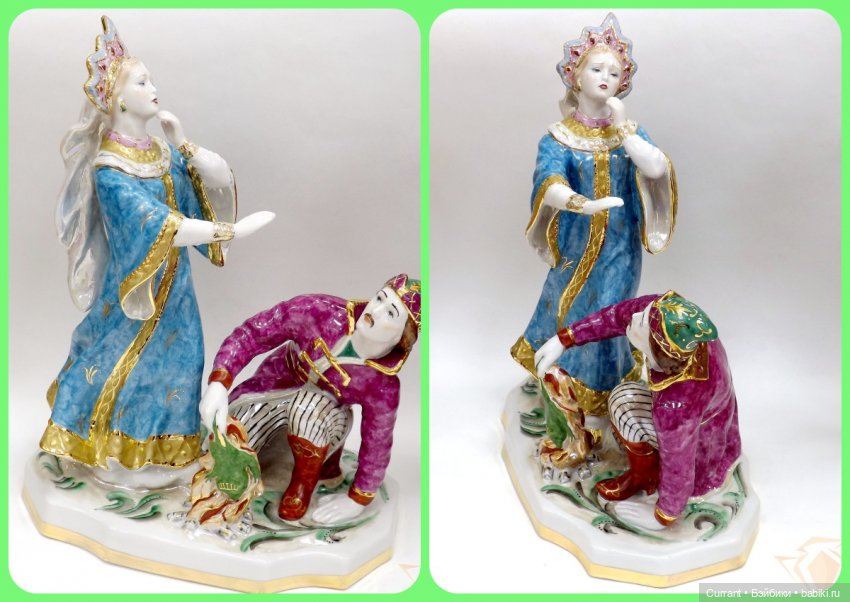 Сказочные мотивы в советском фарфоре авторской работы