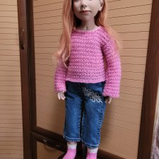 Кофточка, носочки и джинсы для Zwergnase