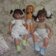 Пошив нижнего белья с кружевом из батиста на кукол