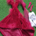 Аутфит Скарлетт - красное платье