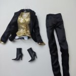 Аутфит Barbie James Bond 007 Goldfinger Pussy Galore