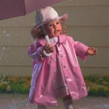 “Little Raindrop” Lee Middleton doll от автора Reva Schick