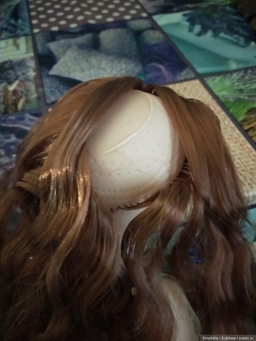 Лечение лысой куклы и создание хаски из полимерной глины (фото 3)