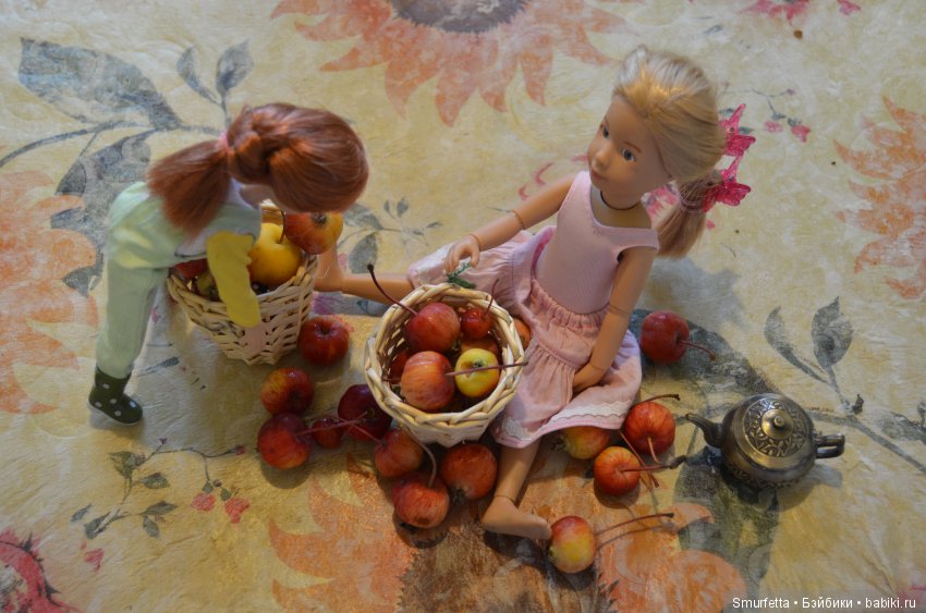 Заготовка яблок — Куклы Kathe Kruse (Кате/Кэте Крузе): фото (фото 5)