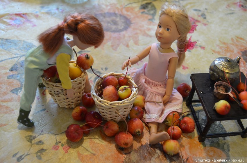 Заготовка яблок — Куклы Kathe Kruse (Кате/Кэте Крузе): фото (фото 6)