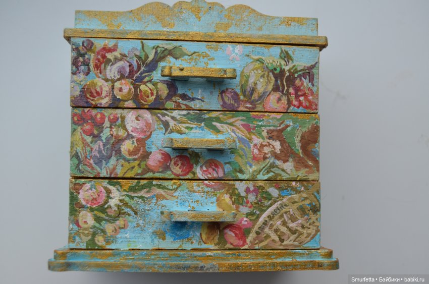 Роспись мебели для Крузелингов (фото 3)