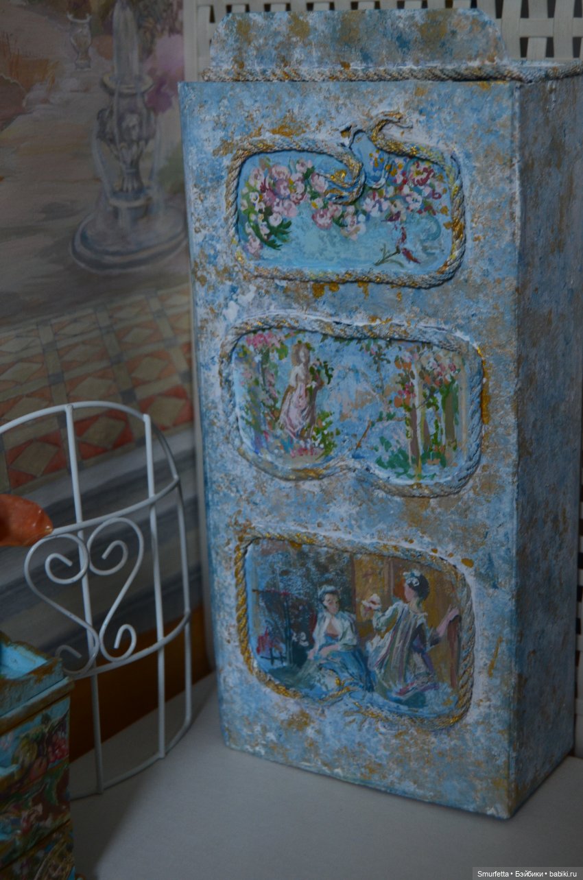 Роспись мебели для Крузелингов