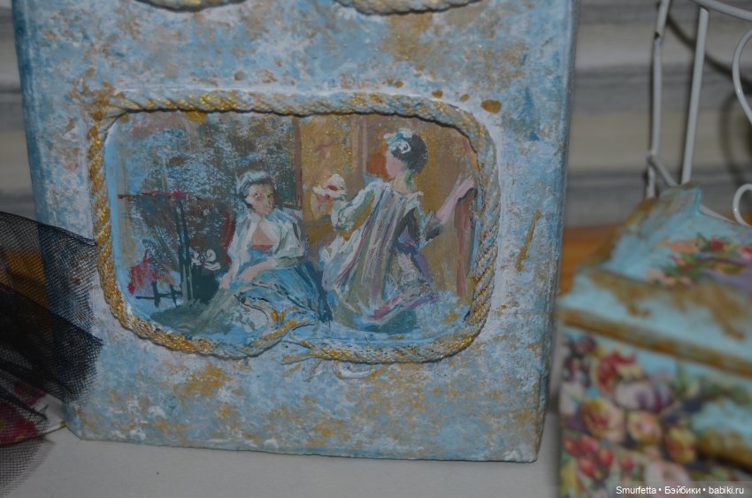 Роспись мебели для Крузелингов (фото 7)